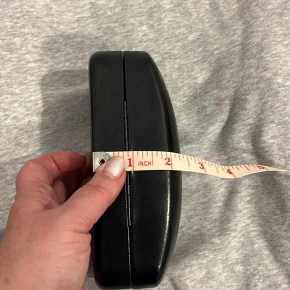 Coach Black Leather Hard Sunglasses Case and passport - Picture 6 of 6